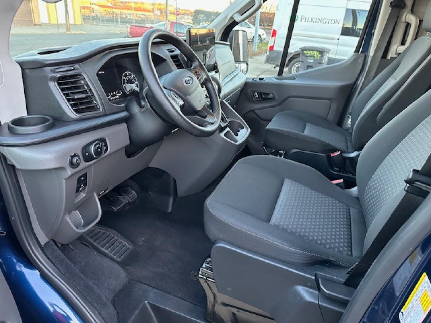 2022 BLUE Ford Transit 350 Wagon Low Roof XLT w/Sliding Pass. 148-in. WB (1FBAX9YG0NK) with an 3.5L V6 DOHC 24V engine, 6A transmission, located at 3200 1st Avenue North, Billings, MT, 59101, (406) 245-9055, 45.779270, -108.510742 - This is One of Our 12 Passenger Vans Available for Rent. Tilt Steering, Cruise Control, Front & Rear Air Conditioning, Power Windows, Power Door Locks and All Wheel Drive. Auto Brokers of Montana/AA&A Auto Rental/Fox Car Rental Billings - Photo#7